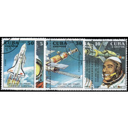 cuba stamp 3301 3306 1st man in space 30th anniversary 1991