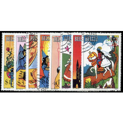 belize stamp 513 520 fairy tales 1980