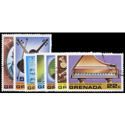 grenada stamp 865 871 music beethoven 1978