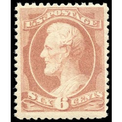 us stamp postage issues 208 lincoln 6 1881 m 001