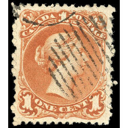 canada stamp 22ii queen victoria 1 1868 u vf 005