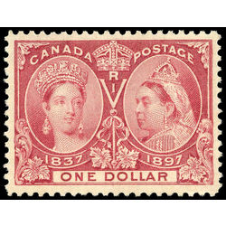 canada stamp 61 queen victoria diamond jubilee 1 1897 M VF 029