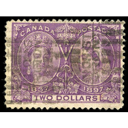 canada stamp 62 queen victoria diamond jubilee 2 1897 U F 015