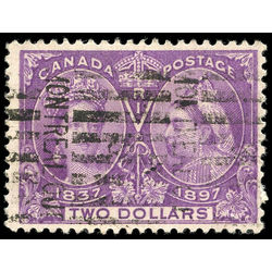 canada stamp 62 queen victoria diamond jubilee 2 1897 U F 016