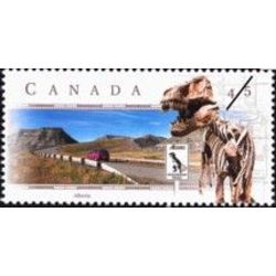 canada stamp 1740 dinosaur trail alberta 45 1998