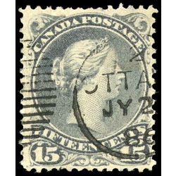canada stamp 30v queen victoria 15 1868