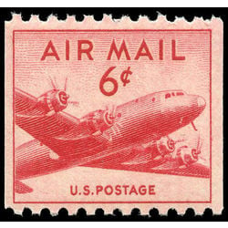 us stamp c air mail c41 dc 4 skymaster 6 1949