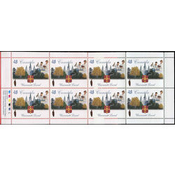 canada stamp bk booklets bk255 laval university 2002