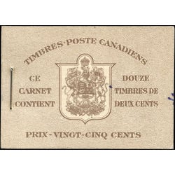 canada stamp complete booklets bk bk33b booklet king george vi 1942