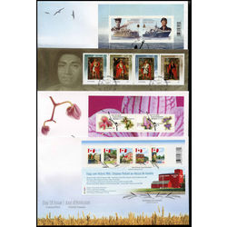 canada first day cover collection 2009 10