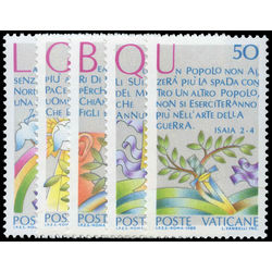 vatican stamp 768 72 international peace year 1986 1986