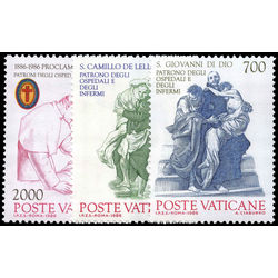 vatican stamp 774 6 patron saints of the sick 1986