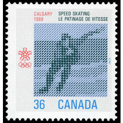 canada stamp 1130 speed skating 36 1987