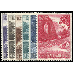 vatican stamp 233 8 centenary of apparition of the virgin mary at lourdes 1958