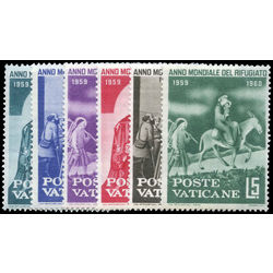vatican stamp 275 80 world refugee year 1960