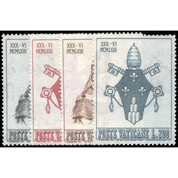 vatican stamp 365 8 coronation of pope paul vi 1963