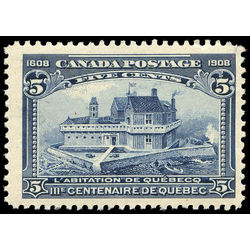 canada stamp 99 champlain s habitation 5 1908 m vfnh 013