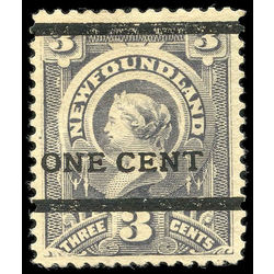 newfoundland stamp 76 queen victoria 1897