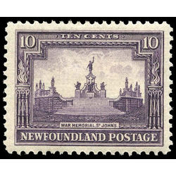 newfoundland stamp 153 war memorial 10 1928