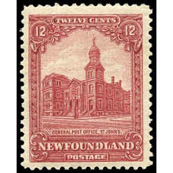 newfoundland stamp 154 general post office 12 1928
