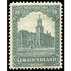 newfoundland stamp 158 general post office 28 1928