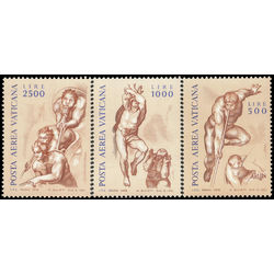 vatican stamp c60 c62 last judgment by michelangelo 1976