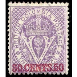 british columbia vancouver island stamp 12 surcharge 1867