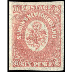 newfoundland stamp 20ii 1861 third pence issue 6d 1861