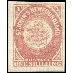 newfoundland stamp 23 1861 third pence issue 1sh 1861