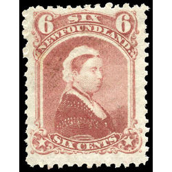newfoundland stamp 35 queen victoria 6 1870
