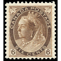 canada stamp 80 queen victoria 6 1898 m vfnh 007