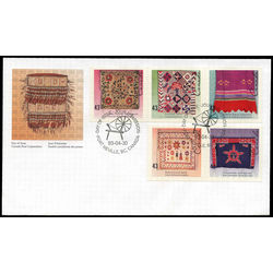 canada stamp 1465a hand crafted textiles 1993 FDC