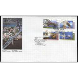 canada stamp 1573a bridges 1995 FDC