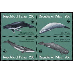 palau stamp 27a whales 1983