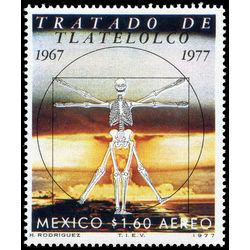 mexico stamp c533 10th anniversary of the agreement of tlatelolco 1977