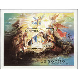 lesotho stamp 318 nativity 1 50m 1980
