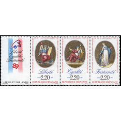 france stamp 2145a bicentenary of the french revolution 1989