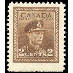 canada stamp 250as king george vi in army uniform 2 1942