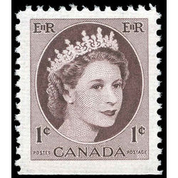 canada stamp 337as queen elizabeth ii 1 1956