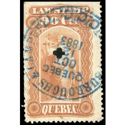 canada revenue stamp ql23 law stamps 90 1871