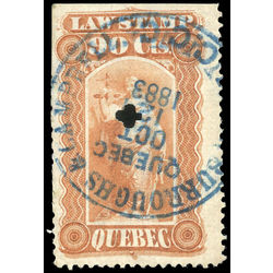 canada revenue stamp ql23 law stamps 90 1871