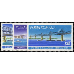 romania stamp 2337 9 danube bridges 1972