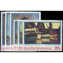 romania stamp 2468 73 impressionistic paintings 1973