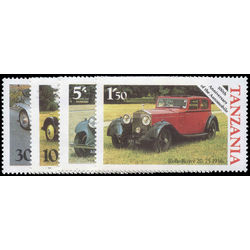 tanzania stamp 263 6 automobiles 1985