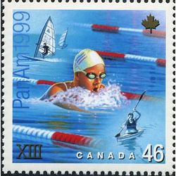 canada stamp 1803 swimming 46 1999