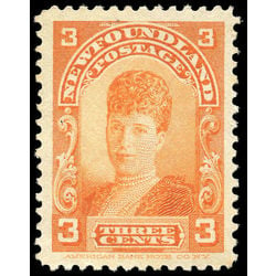 newfoundland stamp 83 queen alexandra 3 1898