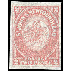 newfoundland stamp 17i 1861 third pence issue 2d 1861 m vfng 001