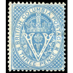 british columbia vancouver island stamp 7a seal of british columbia 3d 1865