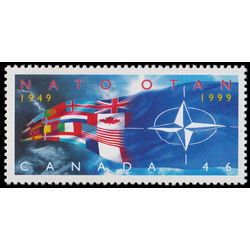 canada stamp 1809 nato flags 46 1999