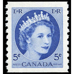 canada stamp 348 queen elizabeth ii 5 1954